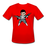 Character #70 Men’s Moisture Wicking Performance T-Shirt - red