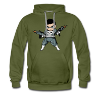 Character #70 Men’s Premium Hoodie - olive green