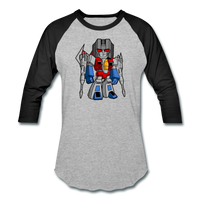 Character #71 Baseball T-Shirt - heather gray/black