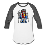 Character #71 Baseball T-Shirt - white/charcoal