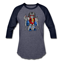 Character #71 Baseball T-Shirt - heather blue/navy