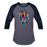 Character #71 Baseball T-Shirt - heather blue/navy