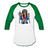 Character #71 Baseball T-Shirt - white/kelly green