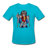 Character #71 Men’s Moisture Wicking Performance T-Shirt - turquoise