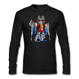 Character #71 Men's Long Sleeve T-Shirt by Next Level - black