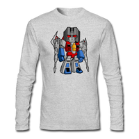 Character #71 Men's Long Sleeve T-Shirt by Next Level - heather gray