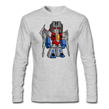 Character #71 Men's Long Sleeve T-Shirt by Next Level - heather gray