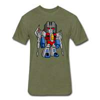 Character #71 Fitted Cotton/Poly T-Shirt by Next Level - heather military green