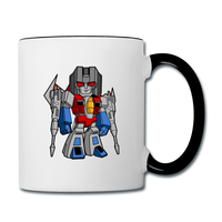 Character #71 Contrast Coffee Mug - white/black