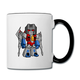 Character #71 Contrast Coffee Mug - white/black