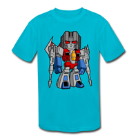 Character #71 Kids' Moisture Wicking Performance T-Shirt - turquoise