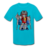 Character #71 Kids' Moisture Wicking Performance T-Shirt - turquoise