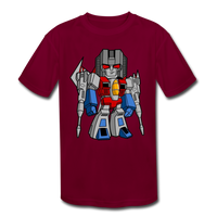 Character #71 Kids' Moisture Wicking Performance T-Shirt - burgundy