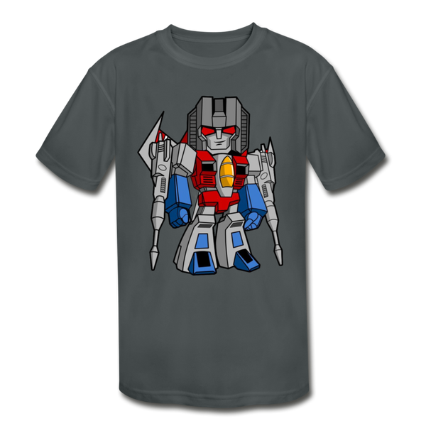 Character #71 Kids' Moisture Wicking Performance T-Shirt - charcoal