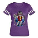 Character #71 Women’s Vintage Sport T-Shirt - vintage purple/white