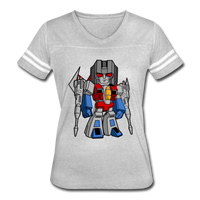 Character #71 Women’s Vintage Sport T-Shirt - heather gray/white