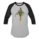 Character #72 Baseball T-Shirt - heather gray/black