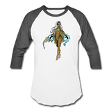 Character #72 Baseball T-Shirt - white/charcoal