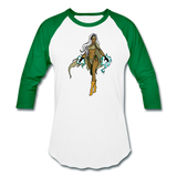 Character #72 Baseball T-Shirt - white/kelly green