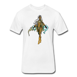 Character #72 Fitted Cotton/Poly T-Shirt by Next Level - white