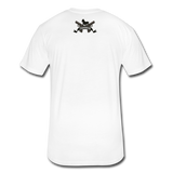 Character #72 Fitted Cotton/Poly T-Shirt by Next Level - white