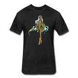 Character #72 Fitted Cotton/Poly T-Shirt by Next Level - black