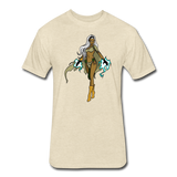 Character #72 Fitted Cotton/Poly T-Shirt by Next Level - heather cream