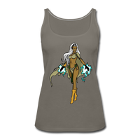 Character #72 Women’s Premium Tank Top - asphalt gray
