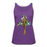 Character #72 Women’s Premium Tank Top - purple