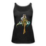 Character #72 Women’s Premium Tank Top - charcoal gray