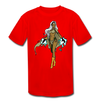 Character #72 Kids' Moisture Wicking Performance T-Shirt - red
