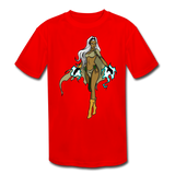 Character #72 Kids' Moisture Wicking Performance T-Shirt - red