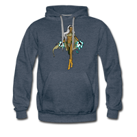 Character #72 Men’s Premium Hoodie - heather denim