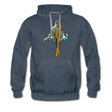Character #72 Men’s Premium Hoodie - heather denim