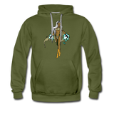 Character #72 Men’s Premium Hoodie - olive green