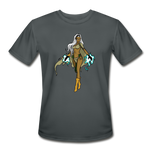 Character #72 Men’s Moisture Wicking Performance T-Shirt - charcoal