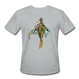Character #72 Men’s Moisture Wicking Performance T-Shirt - silver
