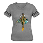 Character #72 Women’s Vintage Sport T-Shirt - heather gray/charcoal