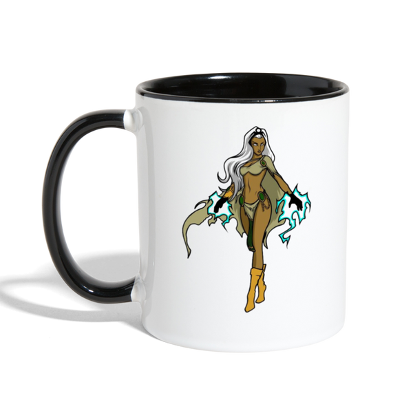 Character #72 Contrast Coffee Mug - white/black