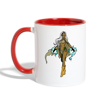 Character #72 Contrast Coffee Mug - white/red