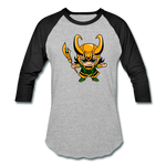 Character #73 Baseball T-Shirt - heather gray/black