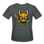 Character #73 Men’s Moisture Wicking Performance T-Shirt - charcoal