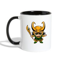 Character #73 Contrast Coffee Mug - white/black