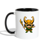 Character #73 Contrast Coffee Mug - white/black