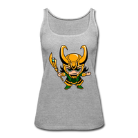 Character #73 Women’s Premium Tank Top - heather gray