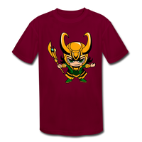 Character #73 Kids' Moisture Wicking Performance T-Shirt - burgundy