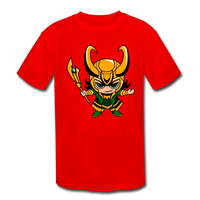Character #73 Kids' Moisture Wicking Performance T-Shirt - red