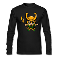 Character #73 Men's Long Sleeve T-Shirt by Next Level - black