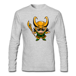 Character #73 Men's Long Sleeve T-Shirt by Next Level - heather gray