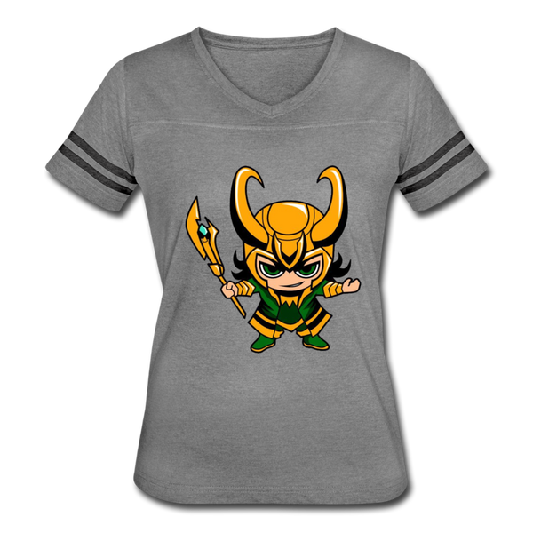 Character #73 Women’s Vintage Sport T-Shirt - heather gray/charcoal